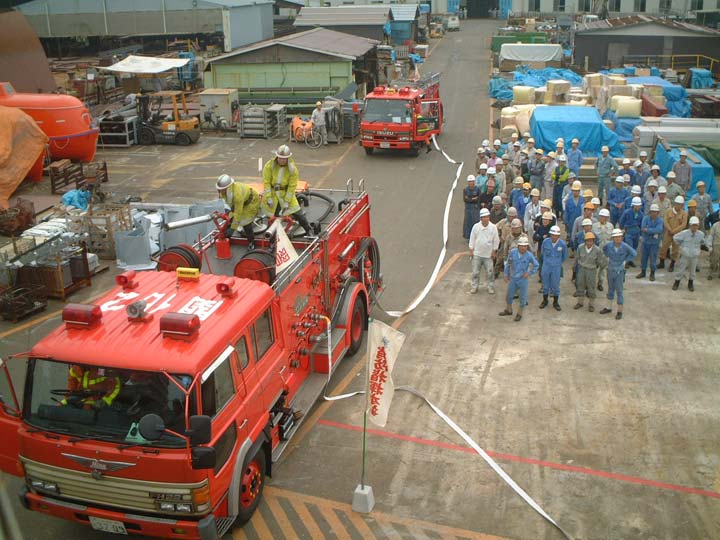 2003年消防避難訓練