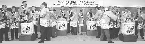 Celebrating the berth of Tuna Princess