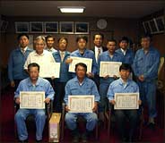 Award Recipients together with BOD members
