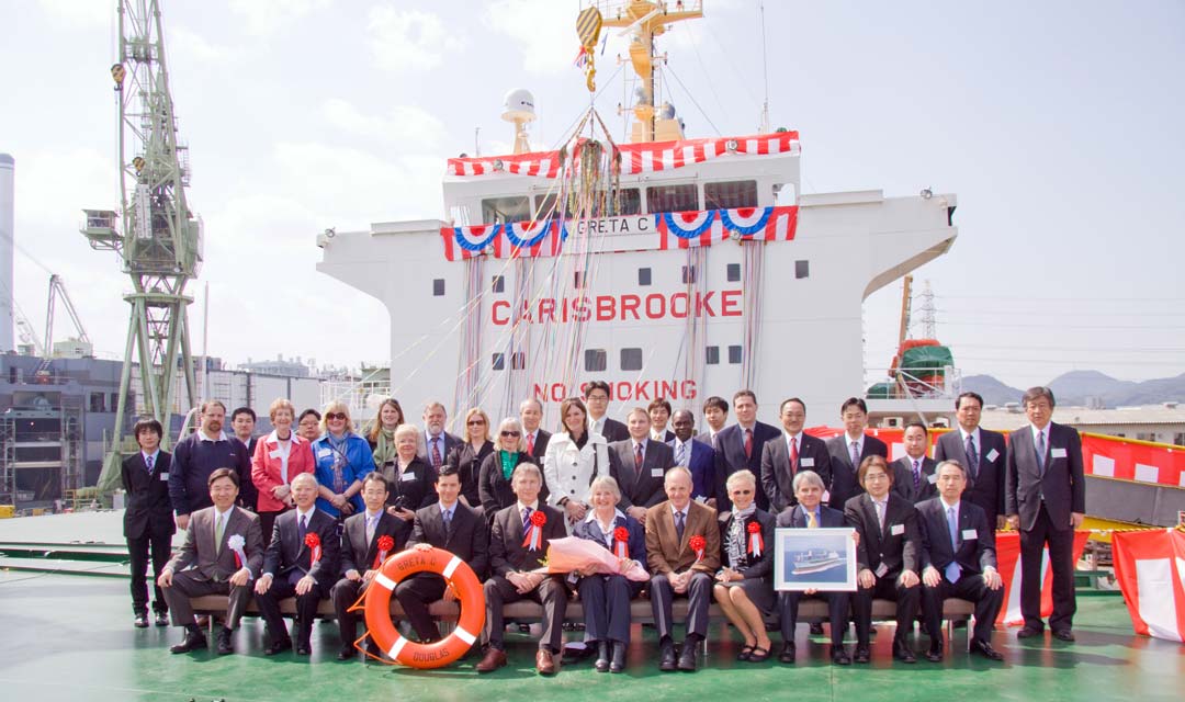 Ceremonies for Multi-purpose Cargo Boat GRETA C