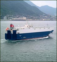 Viking Odessa - sailing in Kanmon Channel