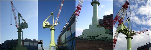 120t Jib Crane : installed and working !
