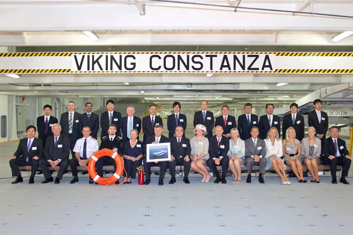 PCC VIKING CONSTANZA Naming & Delivery - Kyokuyo Shipyard