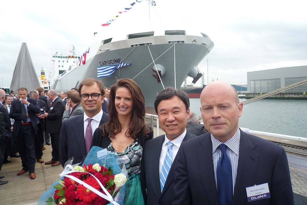 Roro CAPUCINE Christening Ceremony at Rotterdam