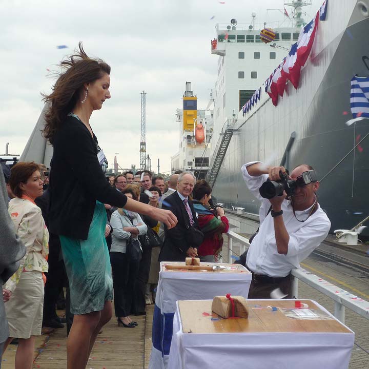 Roro CAPUCINE Christening Ceremony at Rotterdam