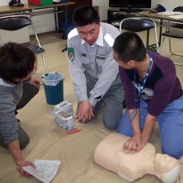 Kyokuyo's 2013 Lifesaving Training