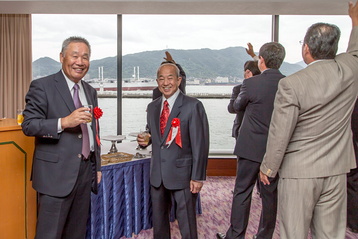 Luncheon Reception - m.v. Chitose - Kyokuyo Shipyard