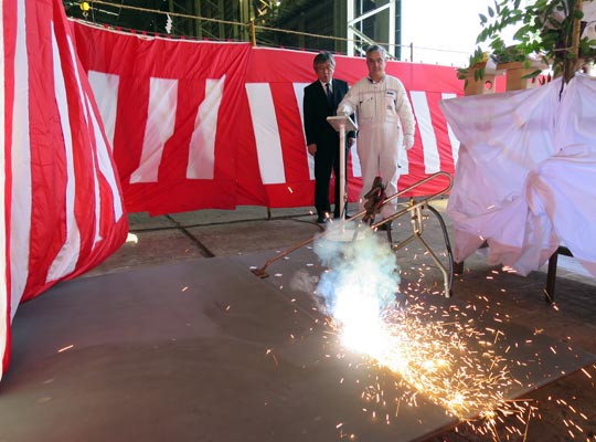 7,200cbm LPG Carrier Keel Laid