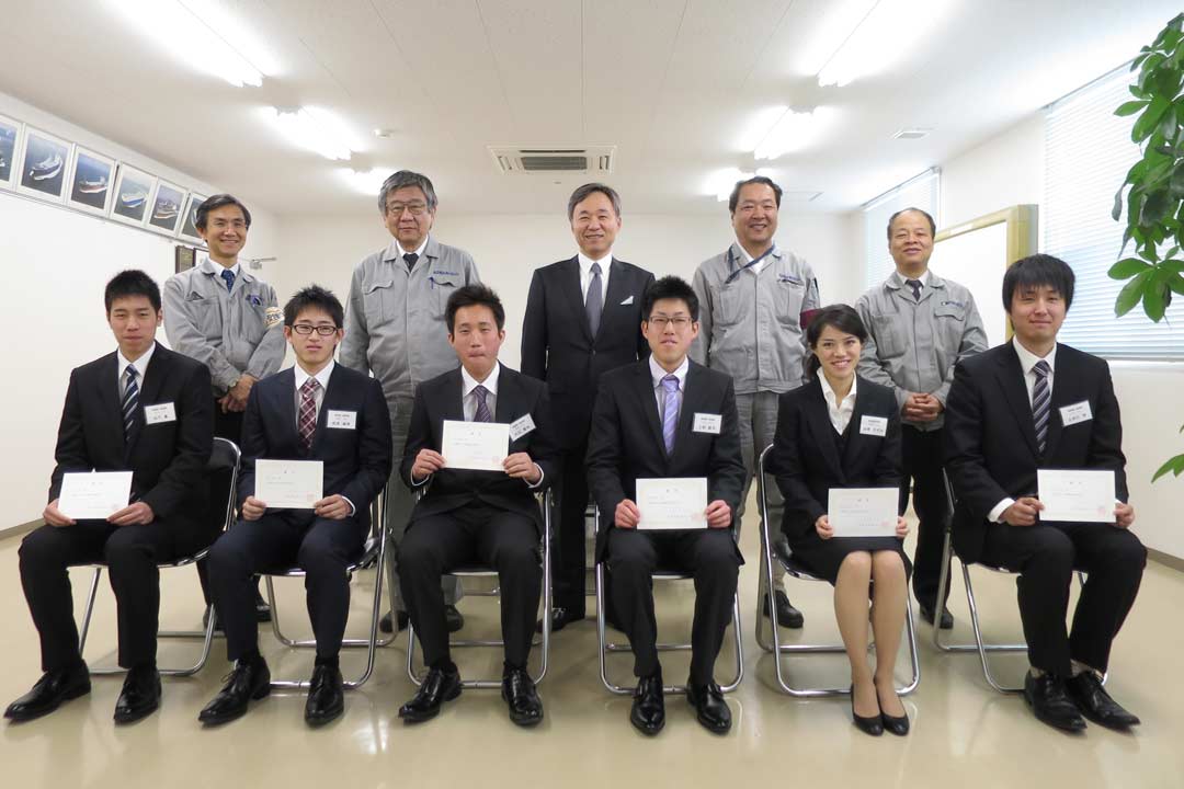 6 New Employees - Kyokuyo Shipyard