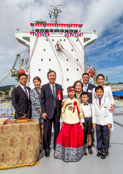Kyokuyo Shipbuilding Corporation - Mr. & Mrs. Lee and their families