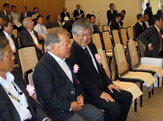 Tetsuo Mitsui at Award Ceremony