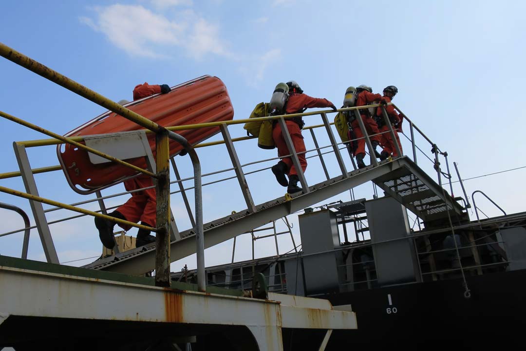 Fire Drill 2014 - Kyokuyo Shipyard