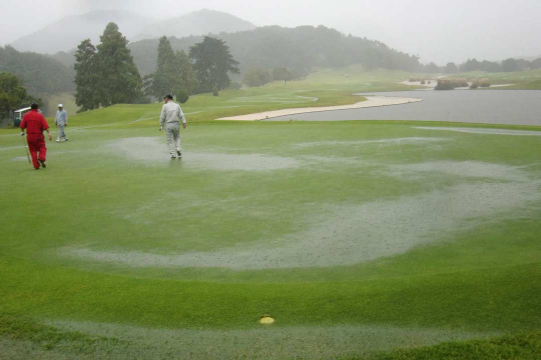 大雨の 2017年旭洋オープン