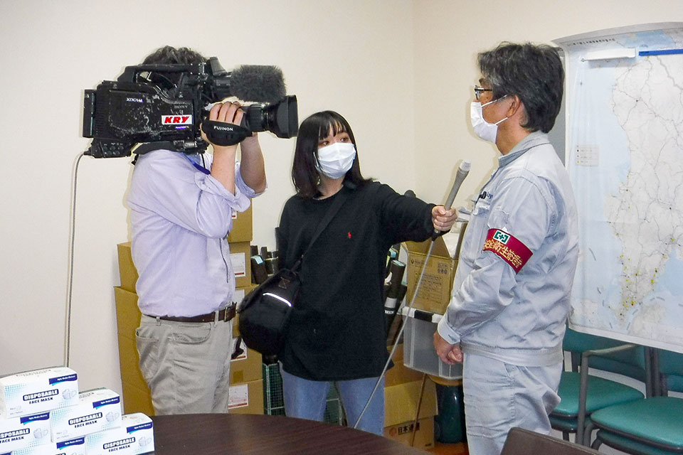 NEWS 263 : 取締役有志が医療用マスクを寄付しました