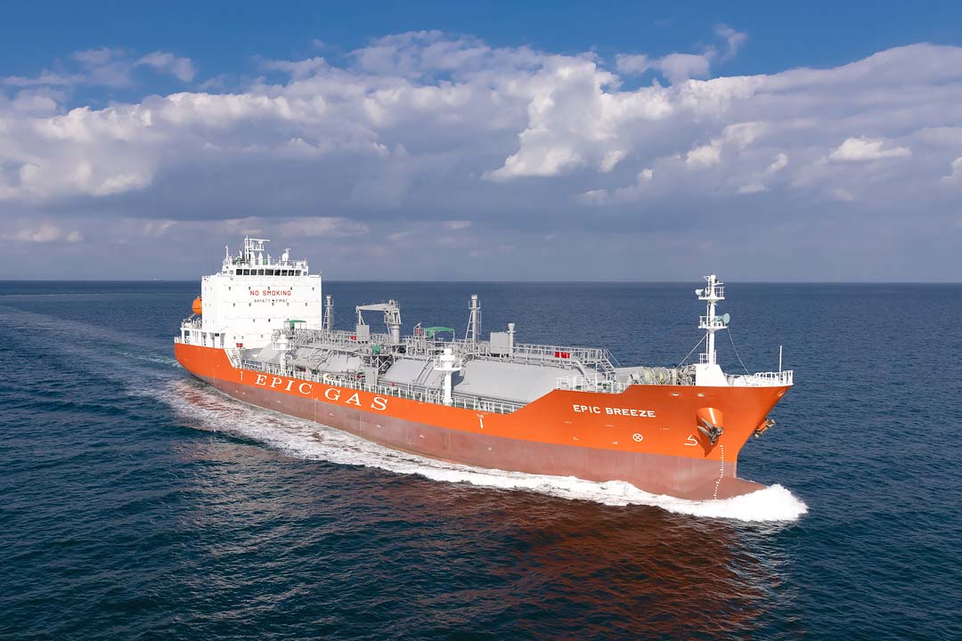 LPG Carrier EPIC BREEZE Naming & Delivery