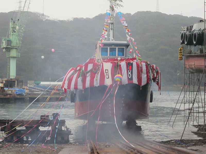 Launching Ceremony of Tug NADA MARU