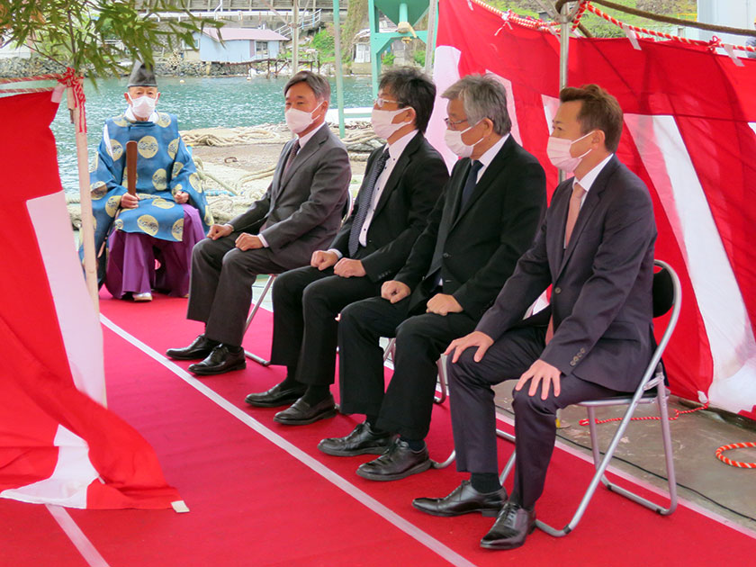 Delivery Ceremony of Tug NADA MARU