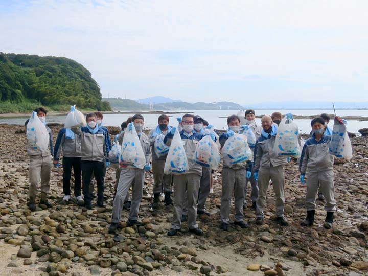 Litter-picking Event - fall 2022 - Kyokuyo Shipyard