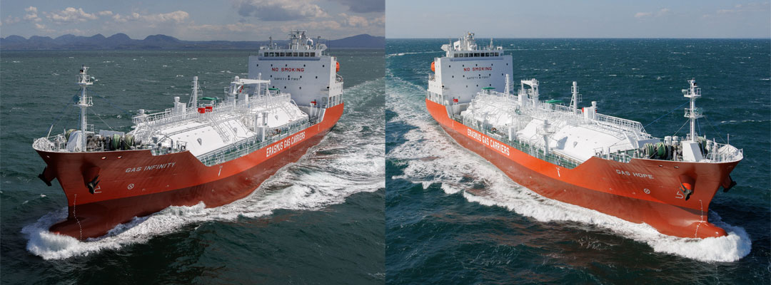 GAS INFINITY & GAS HOPE - Kyokuyo Shipyard