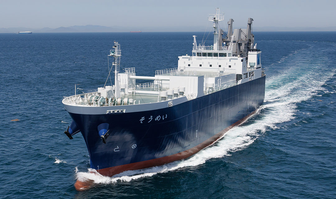 RORO船「そうめい」旭洋造船株式会社