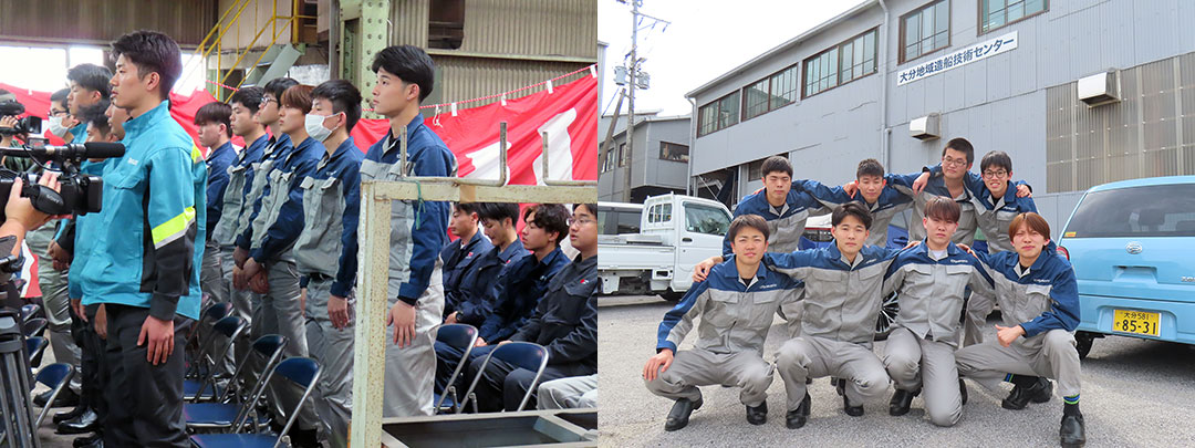 2026年入社式 - 旭洋造船