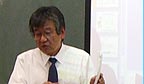 Tetsuo Mitsui - delivering his special lecture at Kyushu University