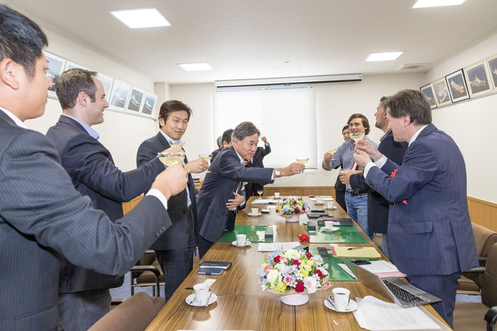 Signing Ceremony - PGC TAORMINA - Kyokuyo Shipyard