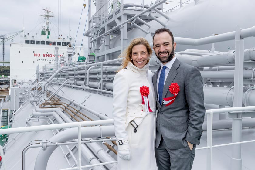 LPG Carrier PGC EIRINI Naming & Delivery - Mrs. Eirini Vasilopoulou & Mr. Andreas Douros