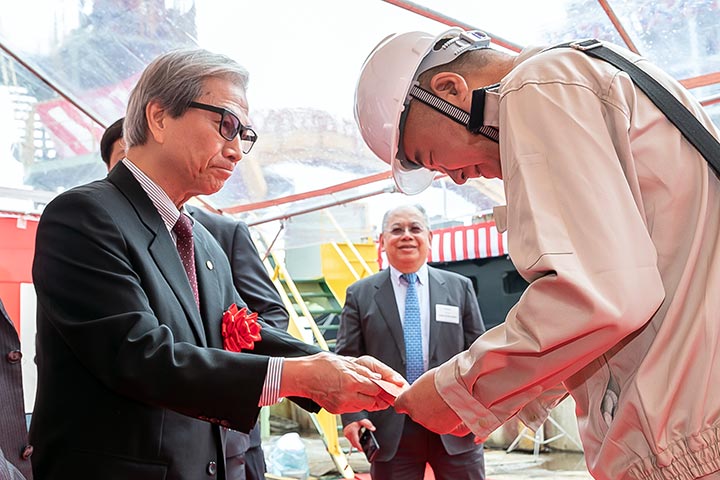 Container Carrier TVL FUJIAN Naming & Delivery - Ceremonies