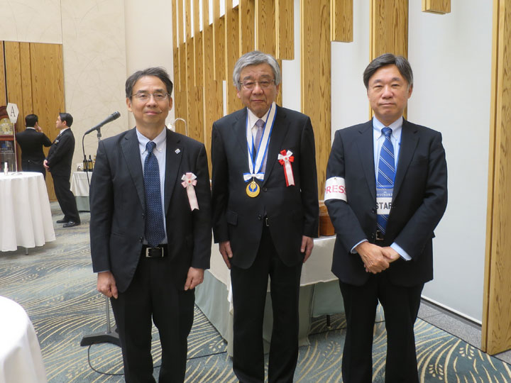 Mitsui-san with Kyokuyo's Boss Ochi-san