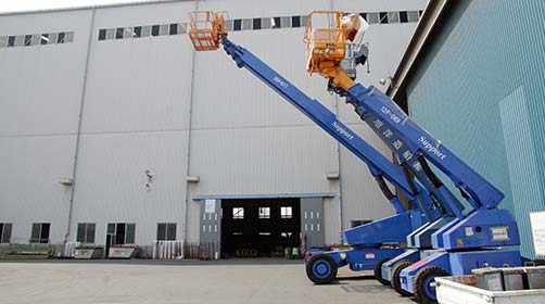 Aerial Working Platform in Kyokuyo's Factory