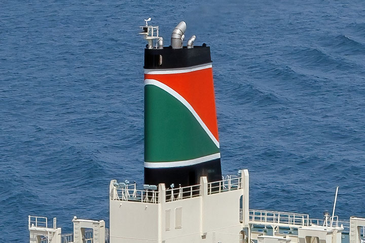 Streamlined Funnel of NOGAMI, SSS-Bowed Container Carrier