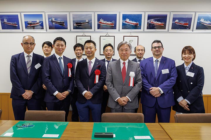 11,000m3型ガス運搬船 GAS YIELD 命名引渡 - Kyokuyo Shipyard