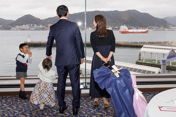 11,000m3型ガス運搬船 GAS YIELD 命名引渡 - Kyokuyo Shipyard