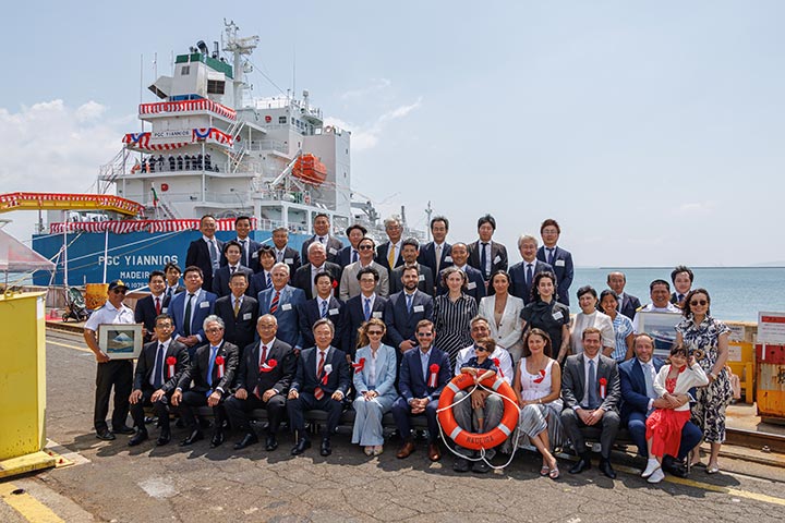 11,000m3 LPG Carrier PGC YIANNIOS Naming & Delivery - Kyokuyo Shipyard