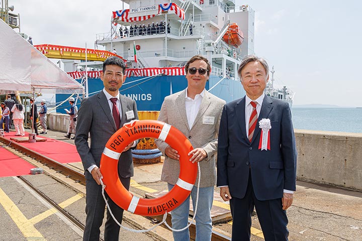 11,000m3 LPG Carrier PGC YIANNIOS Naming & Delivery - Kyokuyo Shipyard
